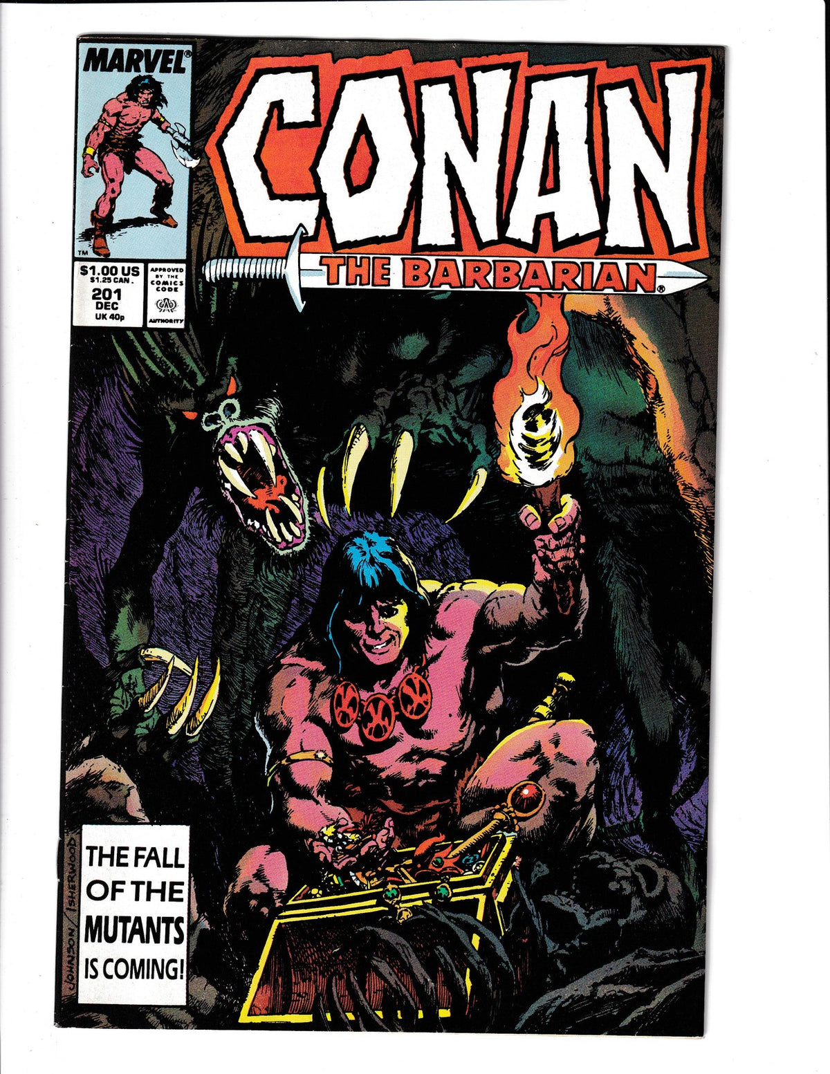 Conan the Barbarian #201 (1987) Marvel Comics SKU:3265