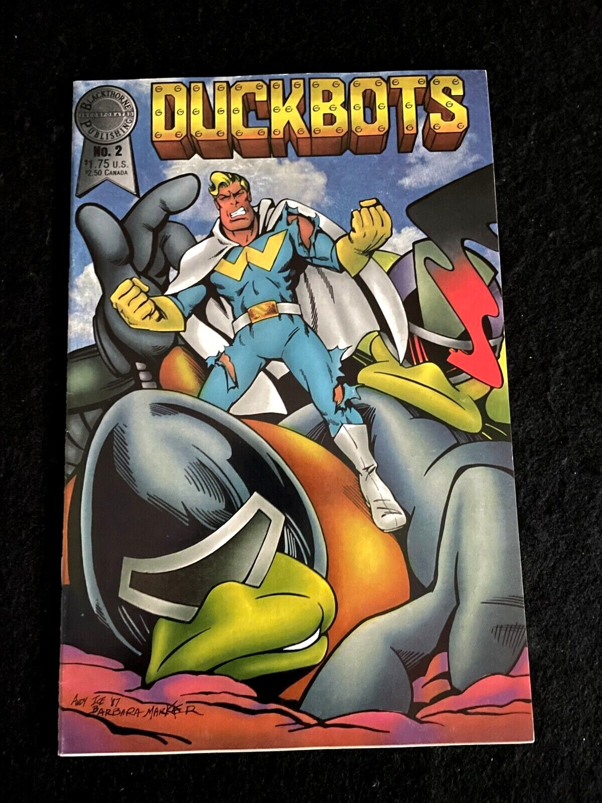 Duckbots #2 1987 - Blackthorne Publishing