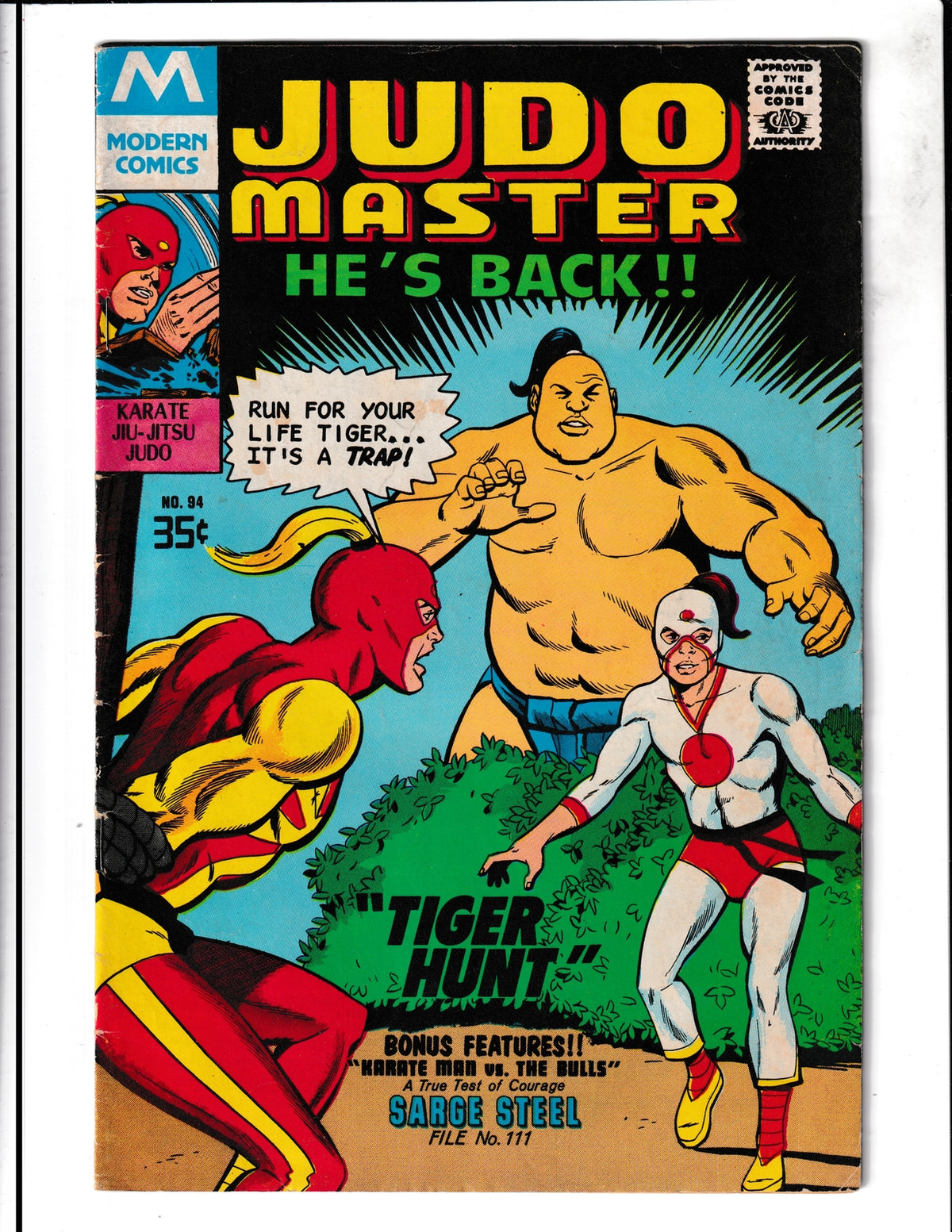 Judo Master #94 (1978) Reprints Modern Comics