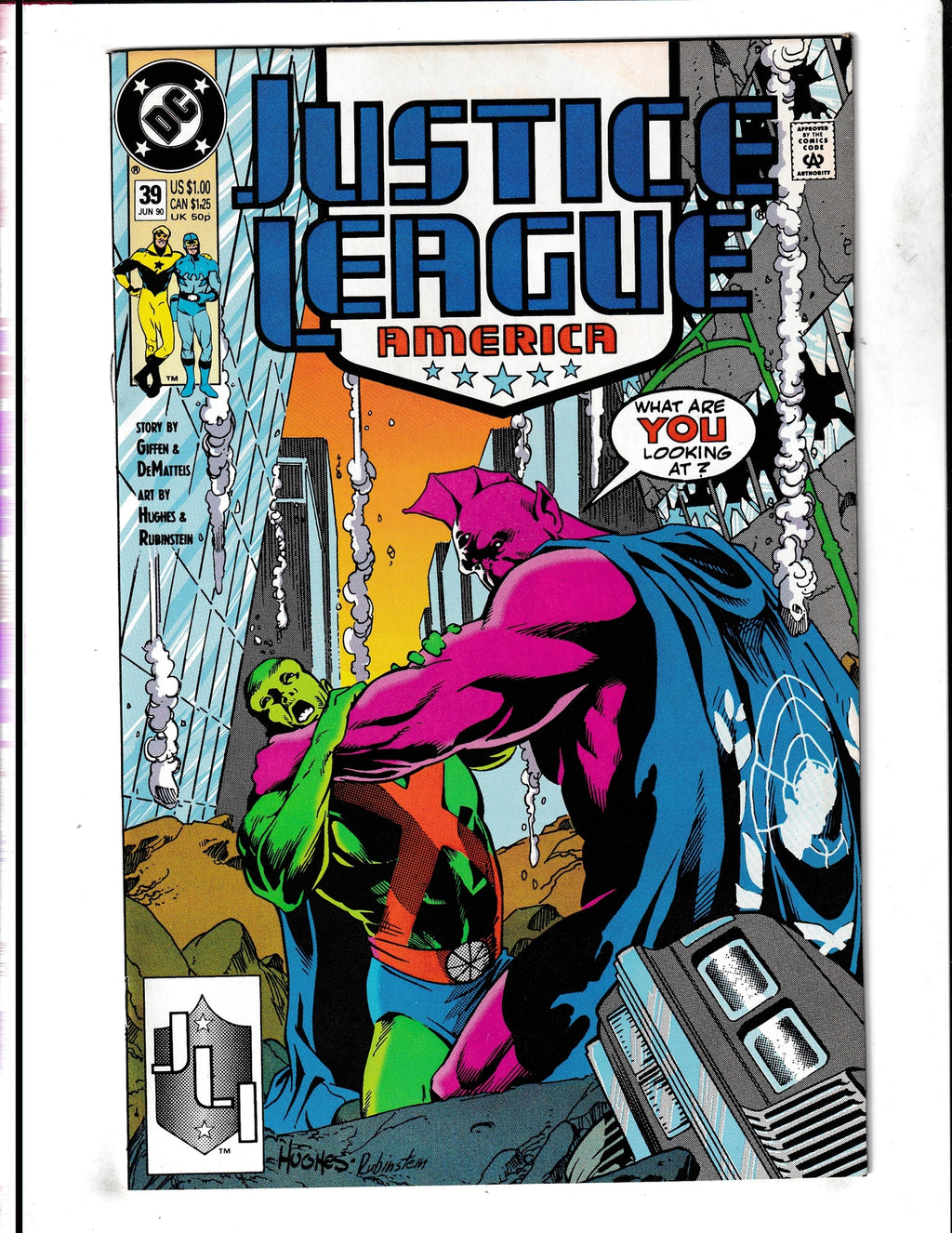 Justice League America #39 (1990) DC Comics