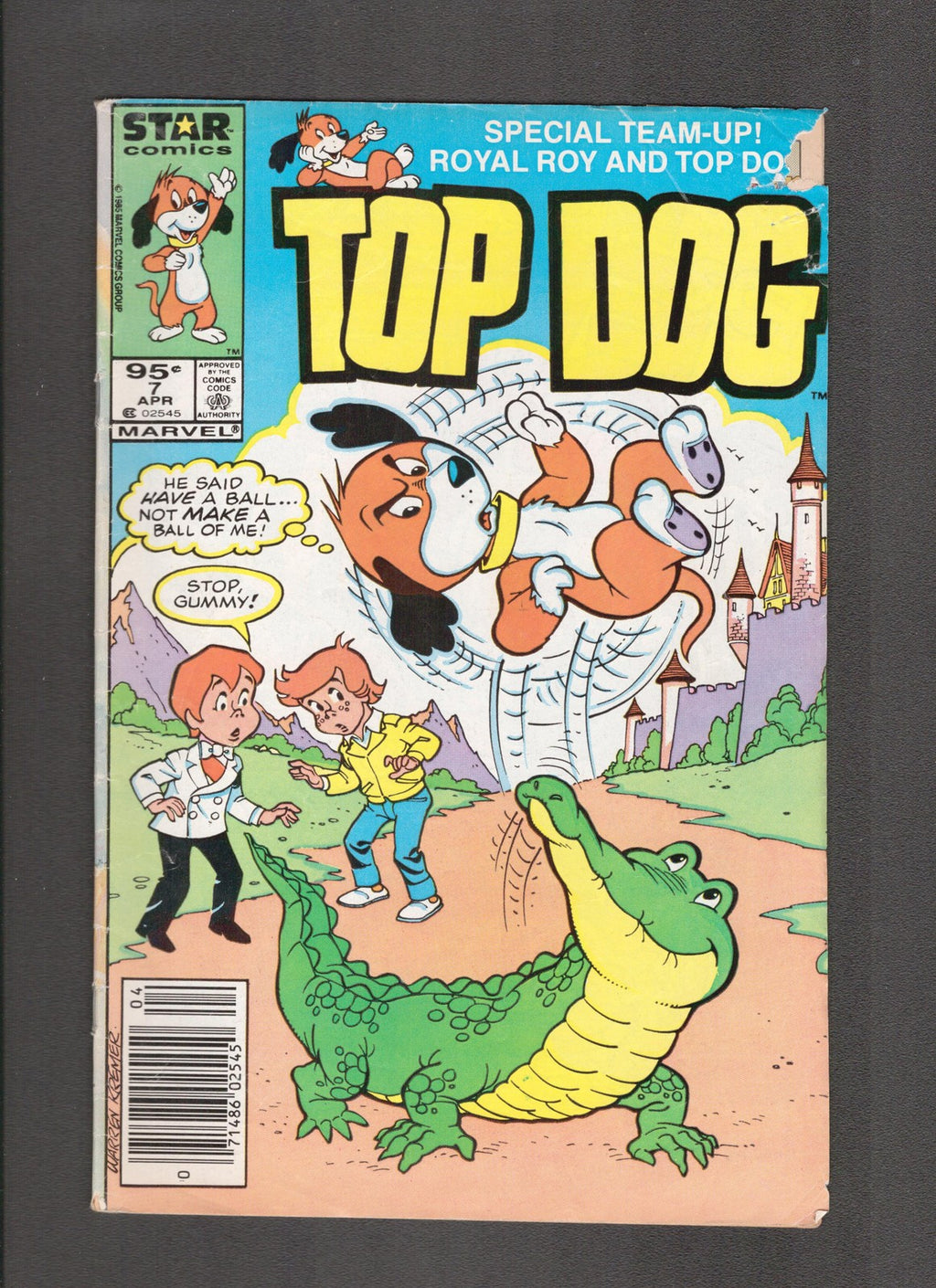 Top Dog #7 (1986) Newsstand Star Comics
