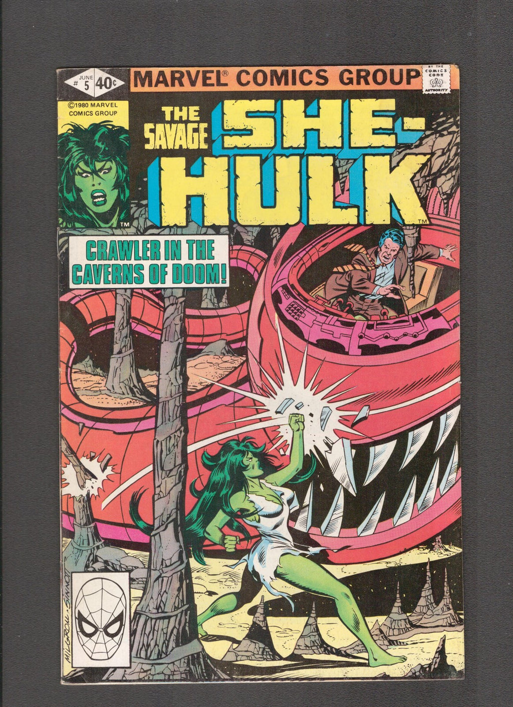 Savage She-Hulk #5 (1980) Joe Sinnott Marvel Comics