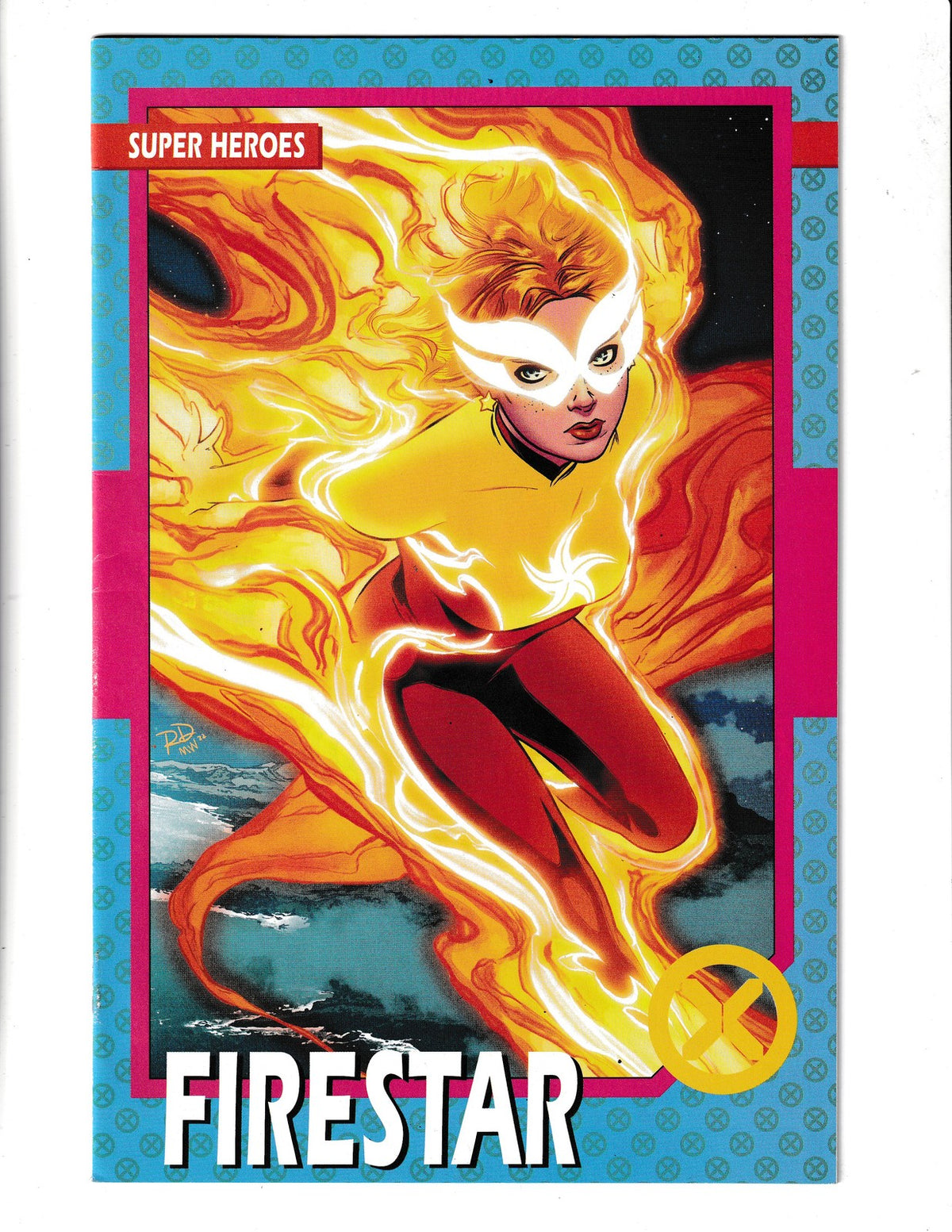 X-Men #17e (2022) Firestar Trading Card Cover Marvel Comics
