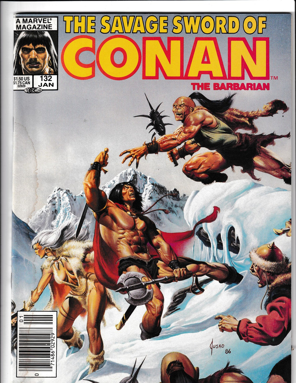 Savage Sword of Conan #134 (1987) Marvel Comics