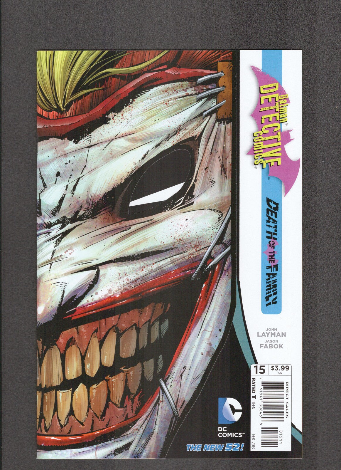 Detective Comics #15 (2013) Joker Die-Cut cover DC Comics