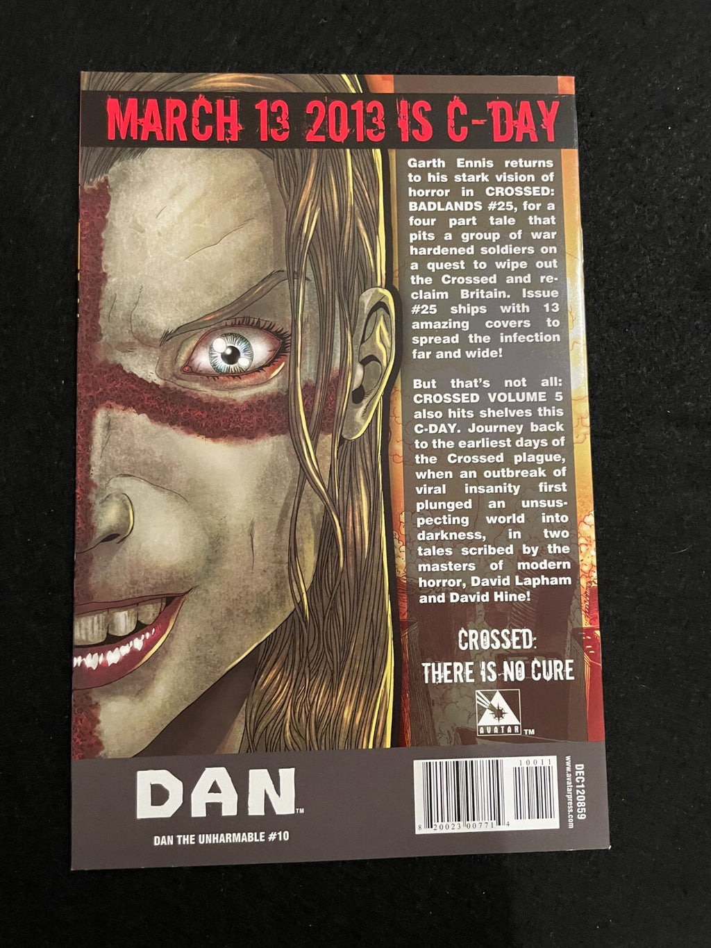 Dan the Unharmable 6-10 (2012-13) Run of 5 Avatar Comics