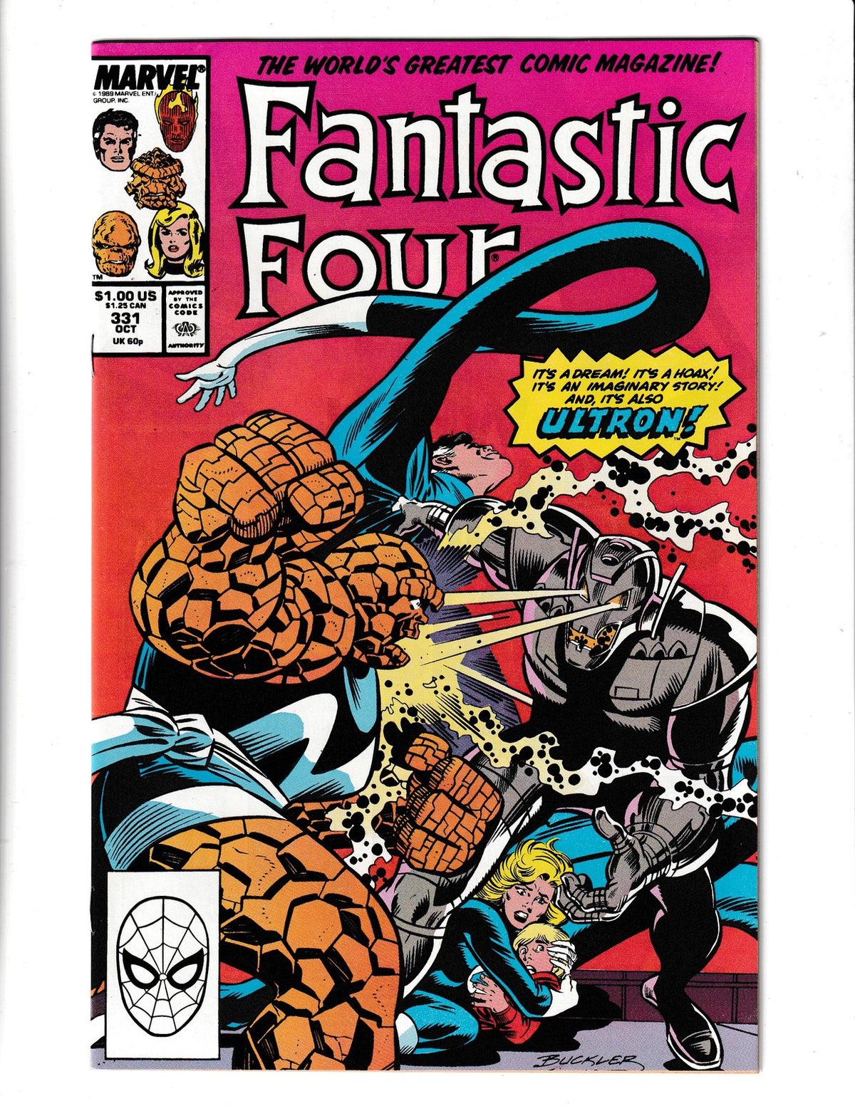 Fantastic Four #331 (1989) Earth-39789. Hydro-Man Marvel Comics