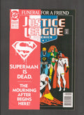 Justice League America #70 (1993) Funeral For A Friend DC Comics