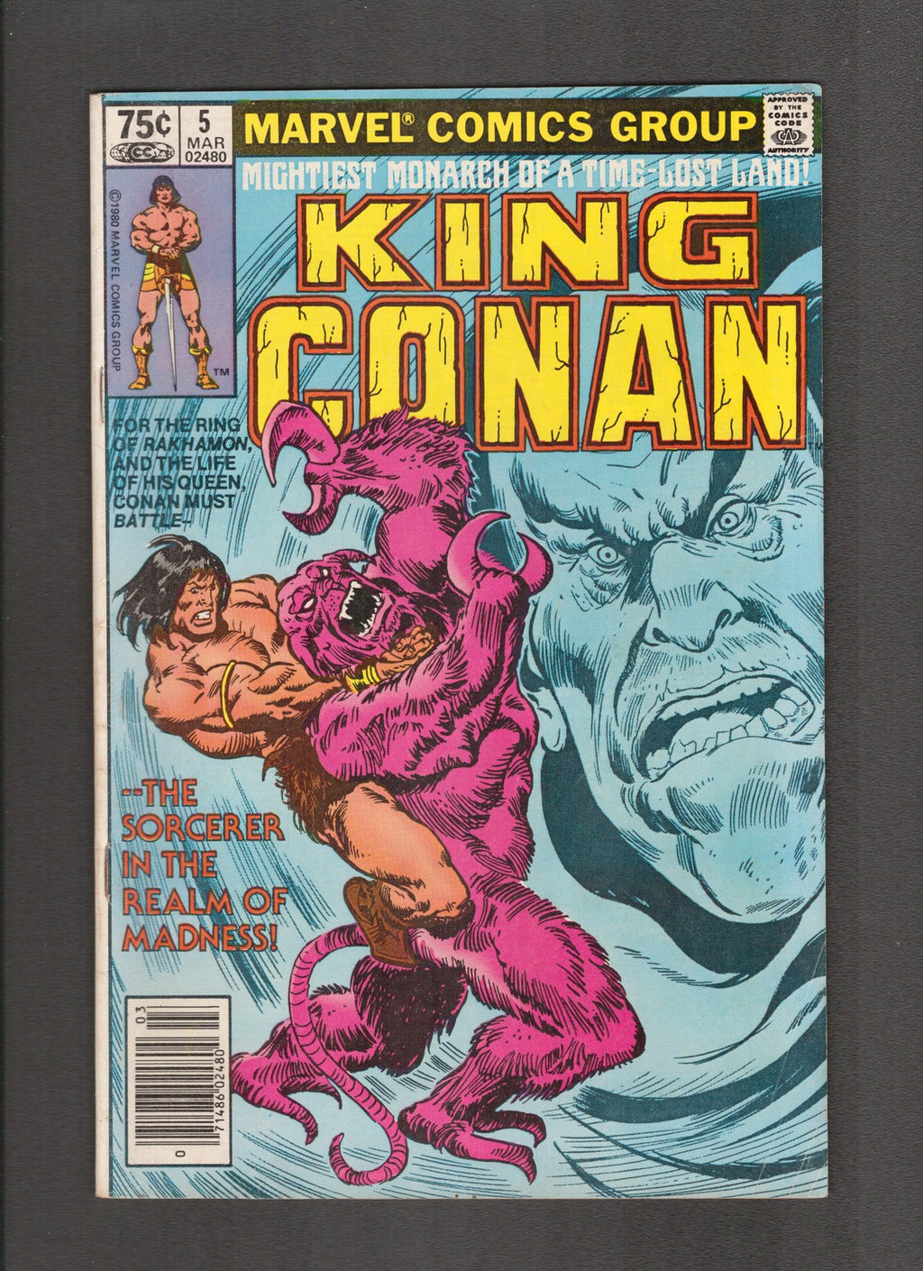King Conan #5 (1981) George Bell, John Buscema Marvel Comics