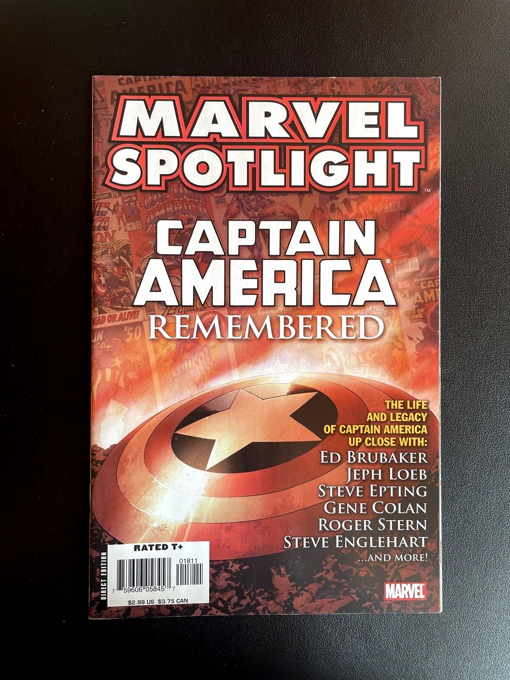 Marvel Spotlight Captain America Remembered #1 2007 - Marvel Comics
