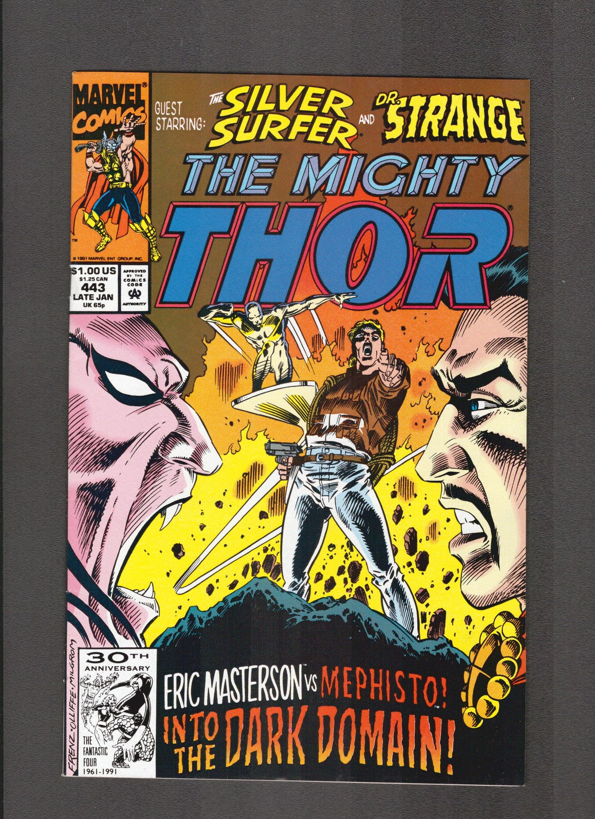 Thor #443 (1992) Al Mligrom, Ron Frenz Marvel Comics