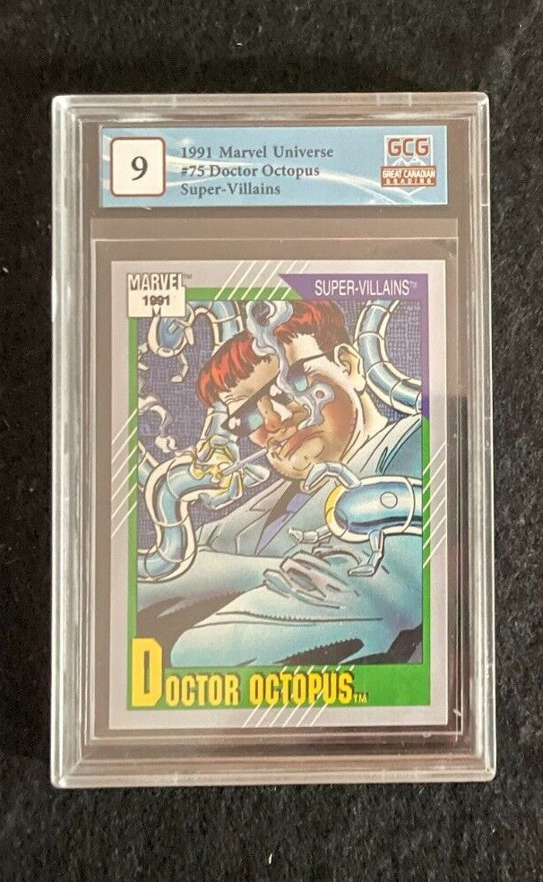 1991 Impel Marvel Universe #75 "Doctor Octopus" GCG 9 *Not PSA*