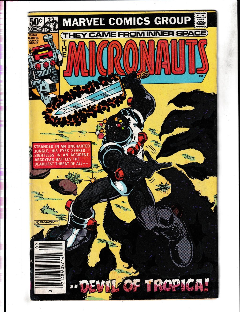 Micronauts #33 (1981) Marvel Comics SKU:1640