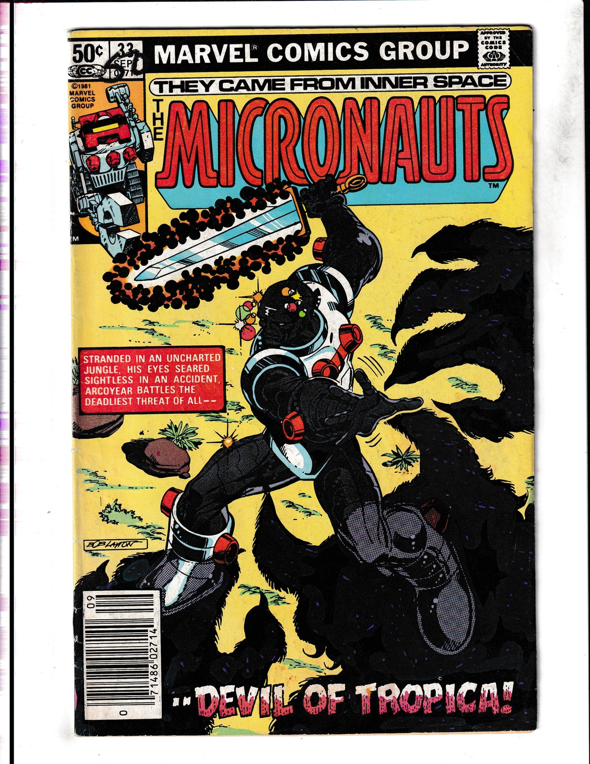 Micronauts #33 (1981) Marvel Comics SKU:1640