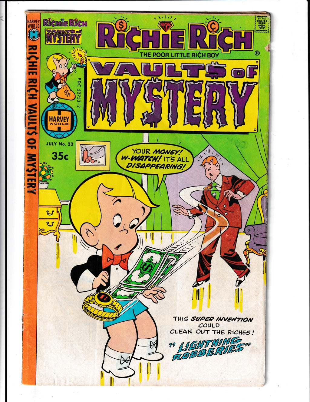 Richie Rich: Vaults of Mystery #23 (1978) Harvey Comics