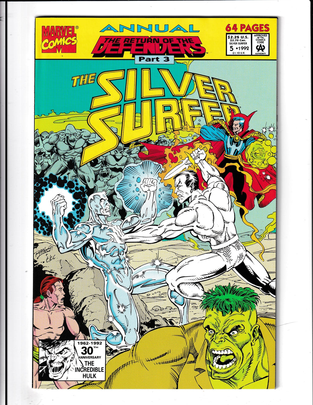 Silver Surfer Annual #5 (1992) Marvel Comics SKU:607