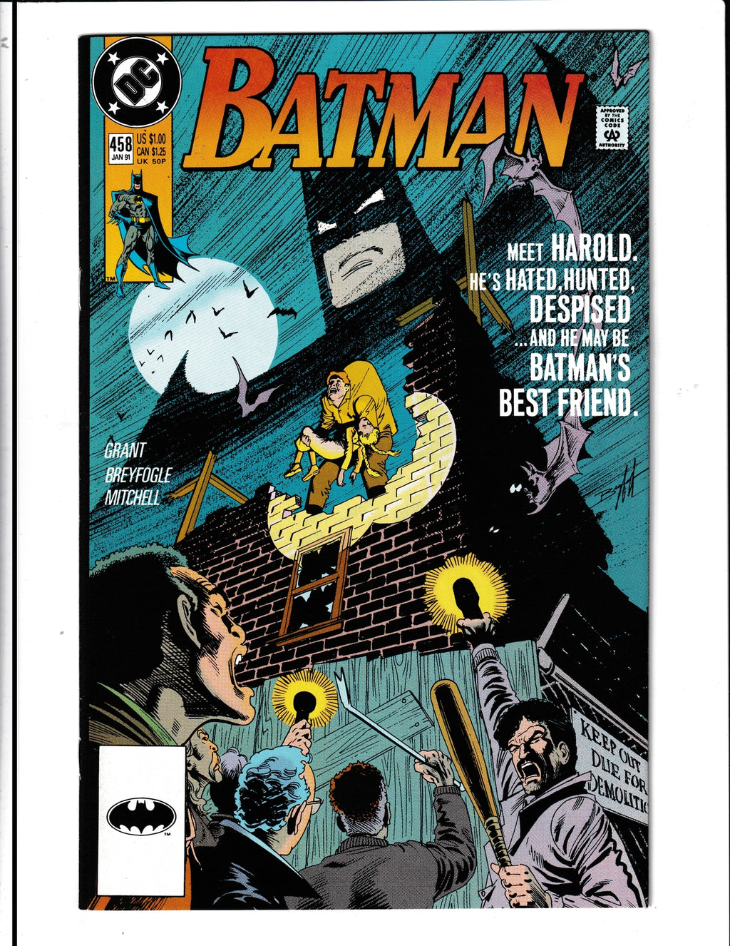 Batman #458 (1991) Higher Grade DC Comics