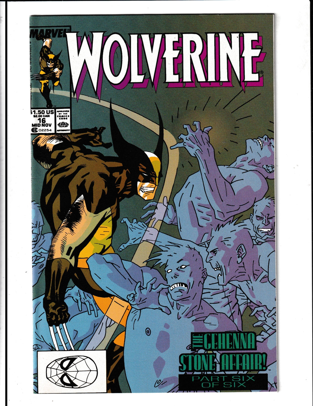 Wolverine #16 (1989) Marvel Comics SKU:1332
