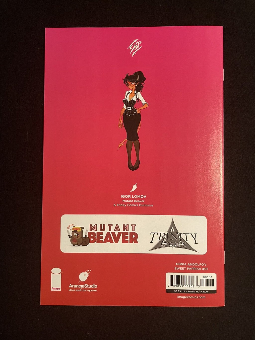 Sweet Paprika #1 Igor Lomov MBC & Trinity Exclusive Virgin Variant (2021)