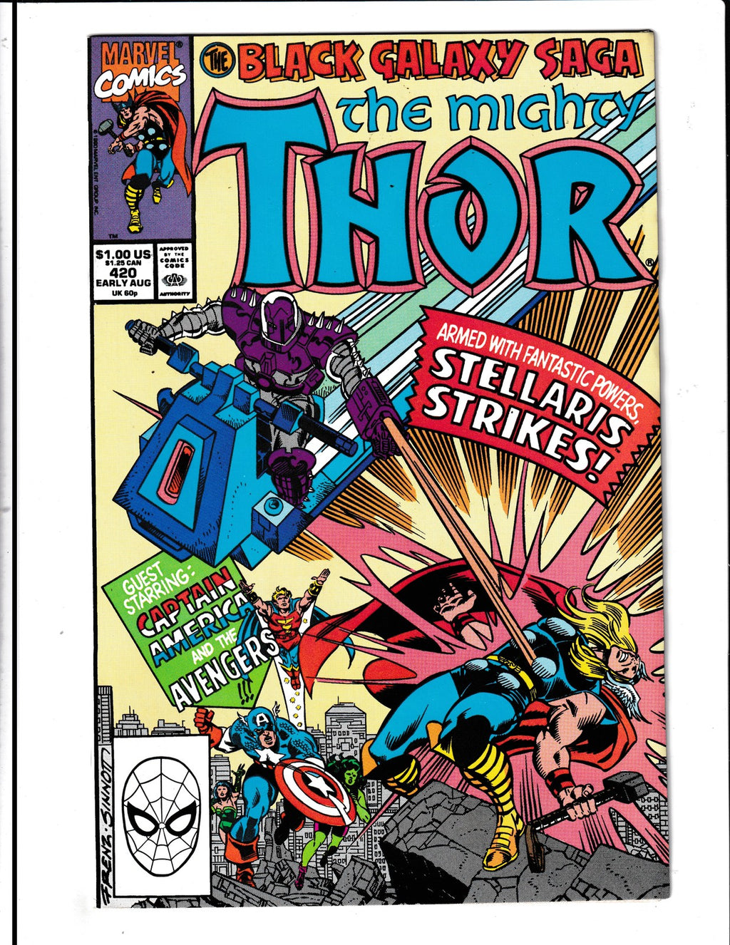 Thor #420 (1990) Higher Grade Marvel Comics