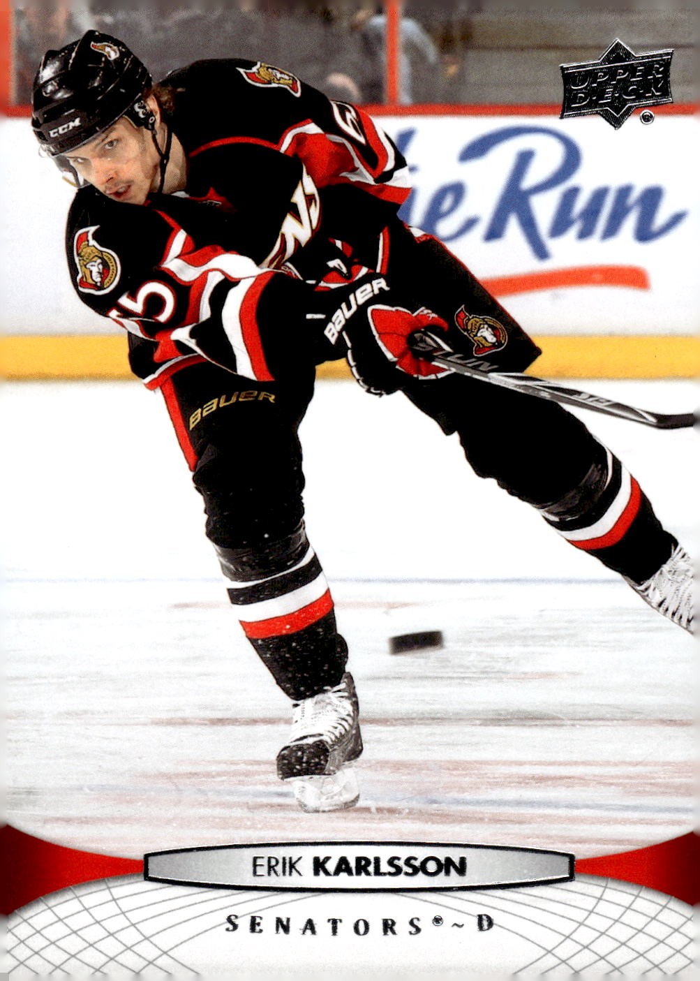 2011-12 Upper Deck #68 Erik Karlsson Hockey Ottawa Senators