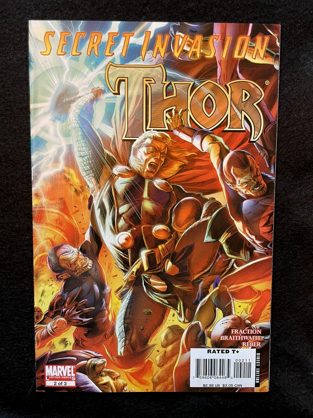 Secret Invasion: Thor 1-3 (2008) Complete Series Marvel Comics