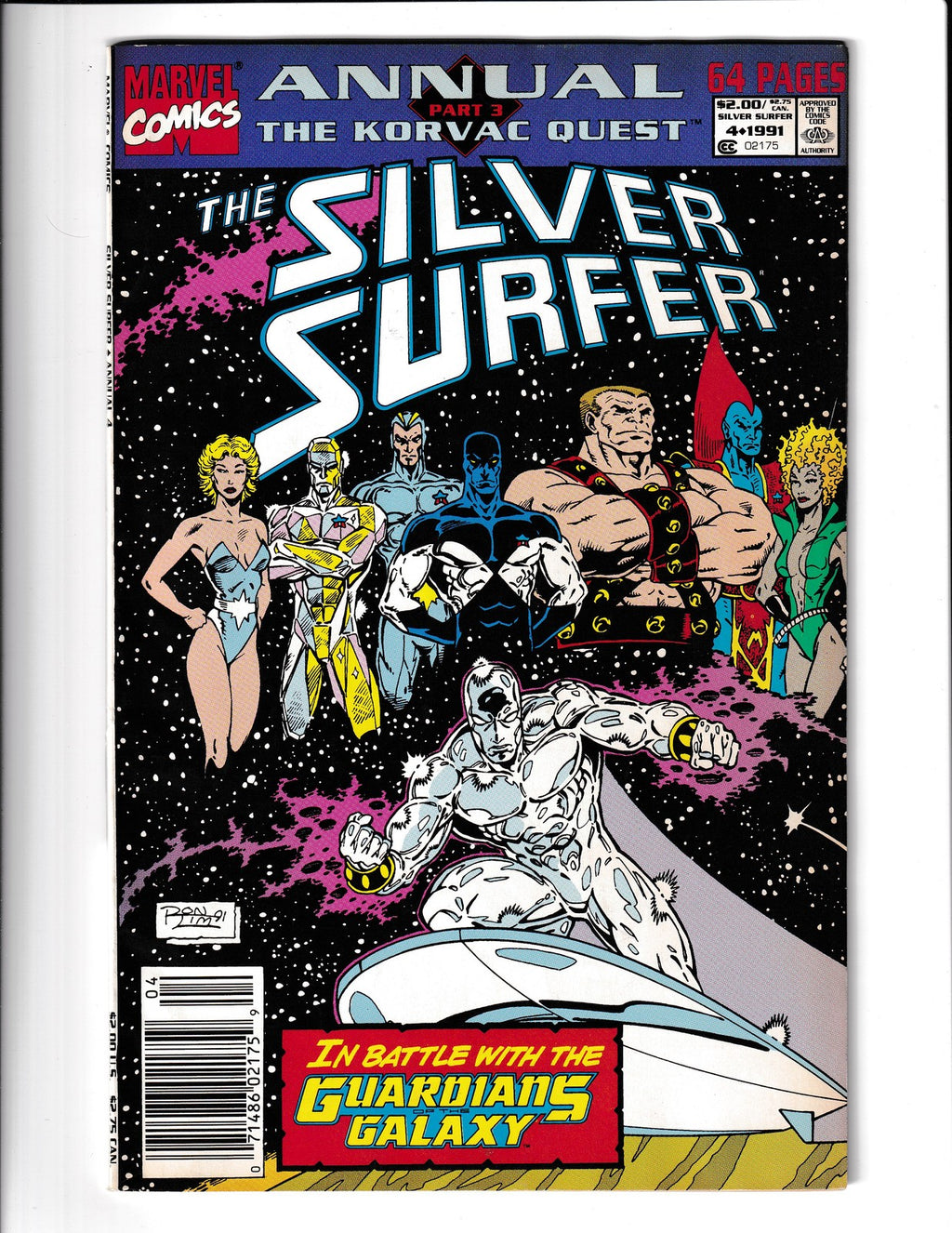Silver Surfer Annual #4 (1991) Origin of the Silver Surfer Marvel Comics