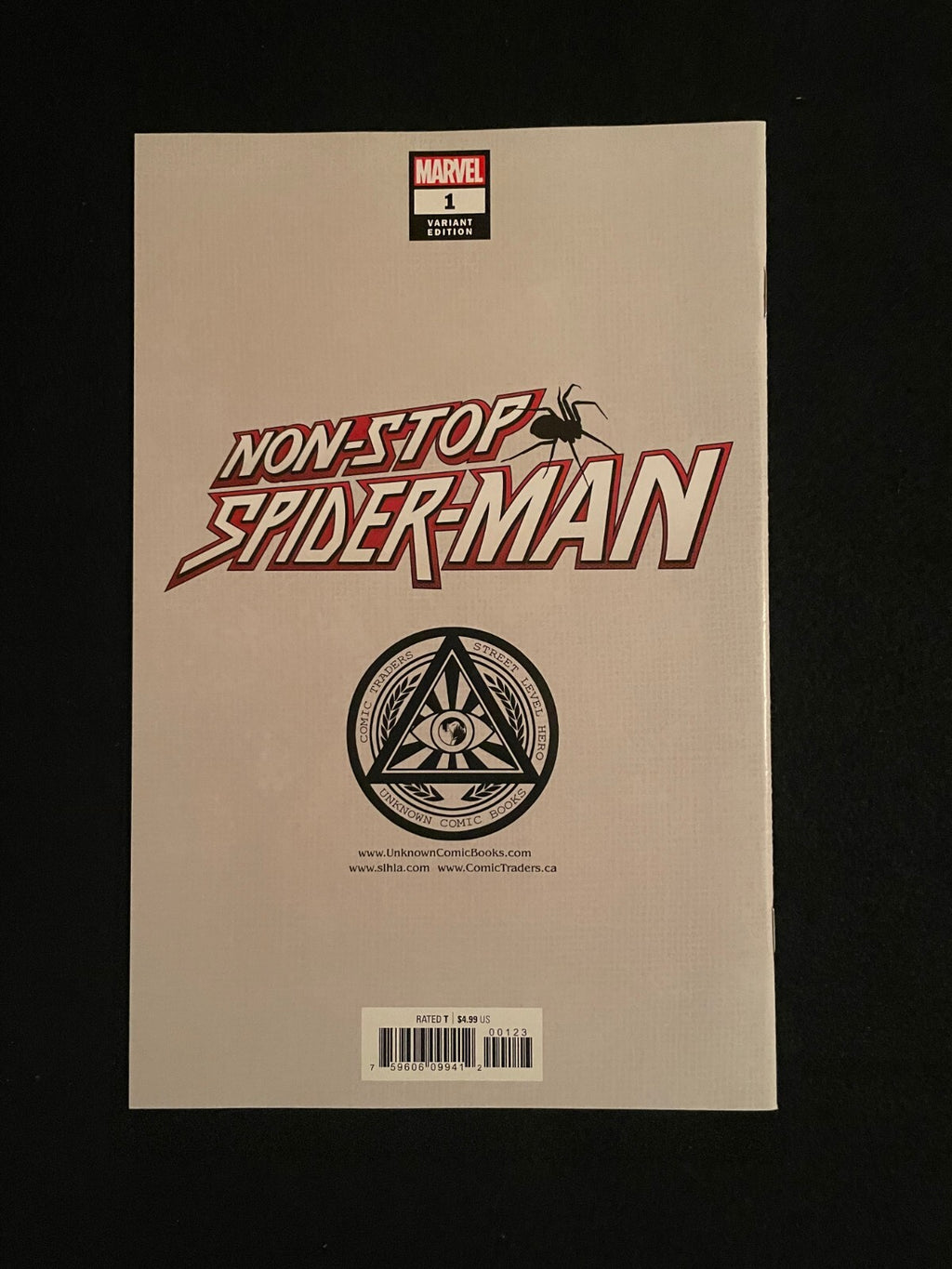 Non-Stop Spider-Man #1 (2021) Del'Otto Unknown Comics EXCLUSIVE Variant