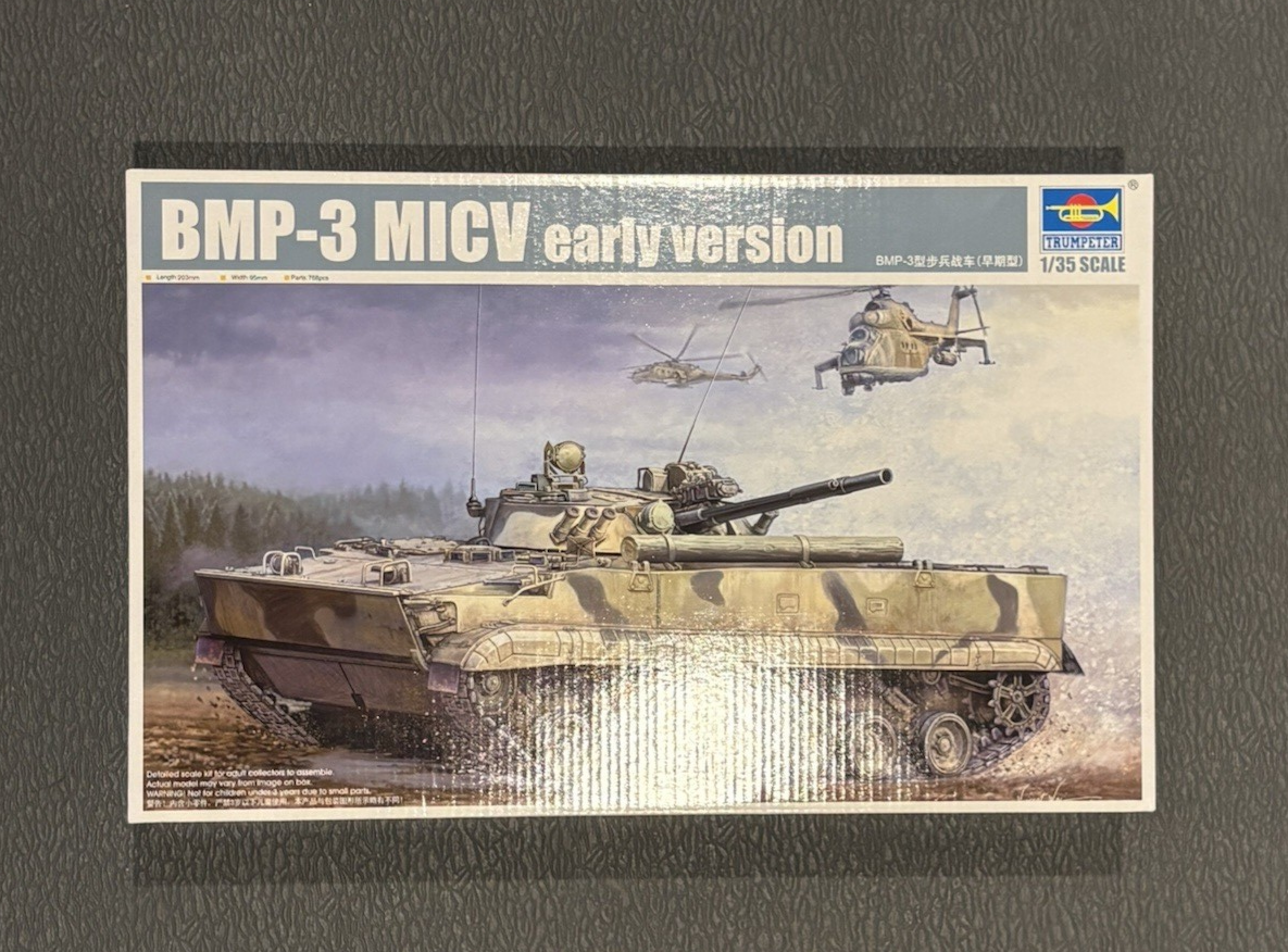 Trumpeter BMP-3 MICV early version #00364 1/35 Model Kit Canadian Seller