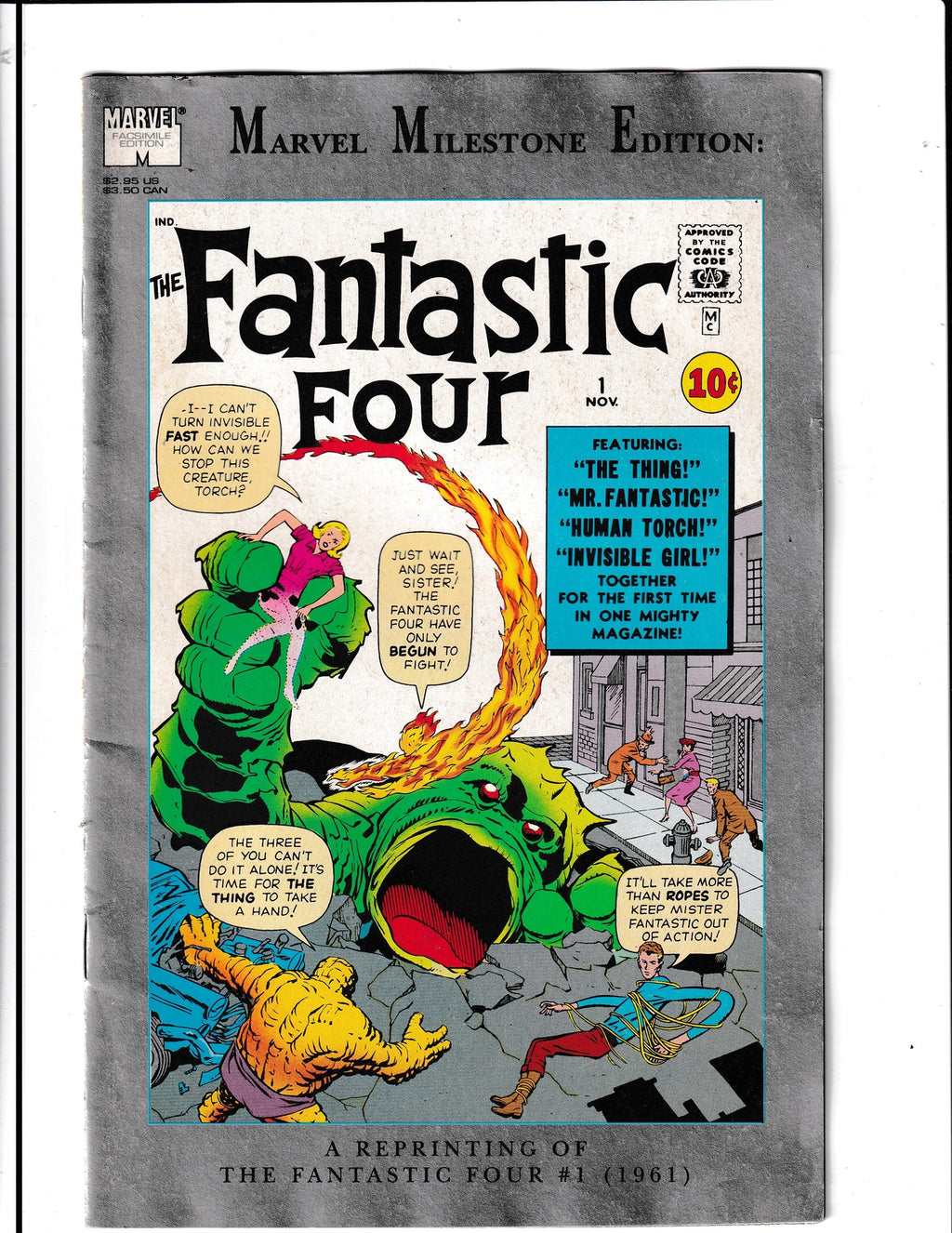 Marvel Milestone Edition: Fantastic Four #1 (1992) Marvel Comics