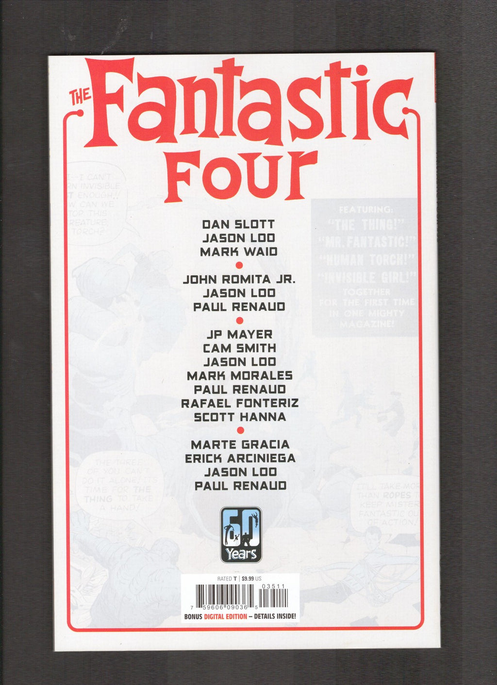 Fantastic Four #35 (2021) Mark Brooks 60th Anniversary Marvel Comics