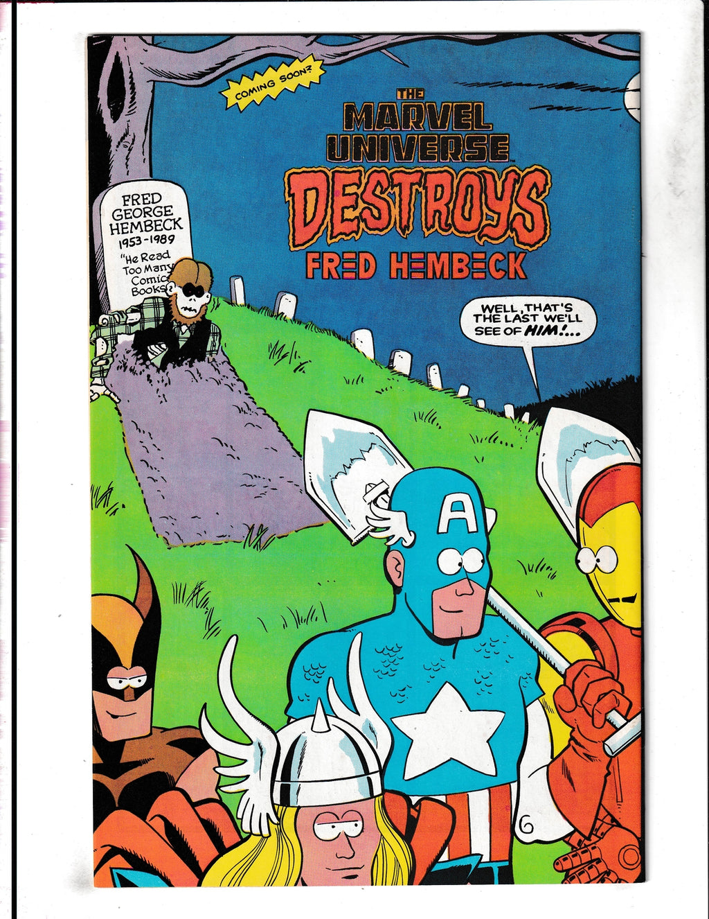 Fred Hembeck Destroys the Marvel Universe #1 (1989) Marvel Comics