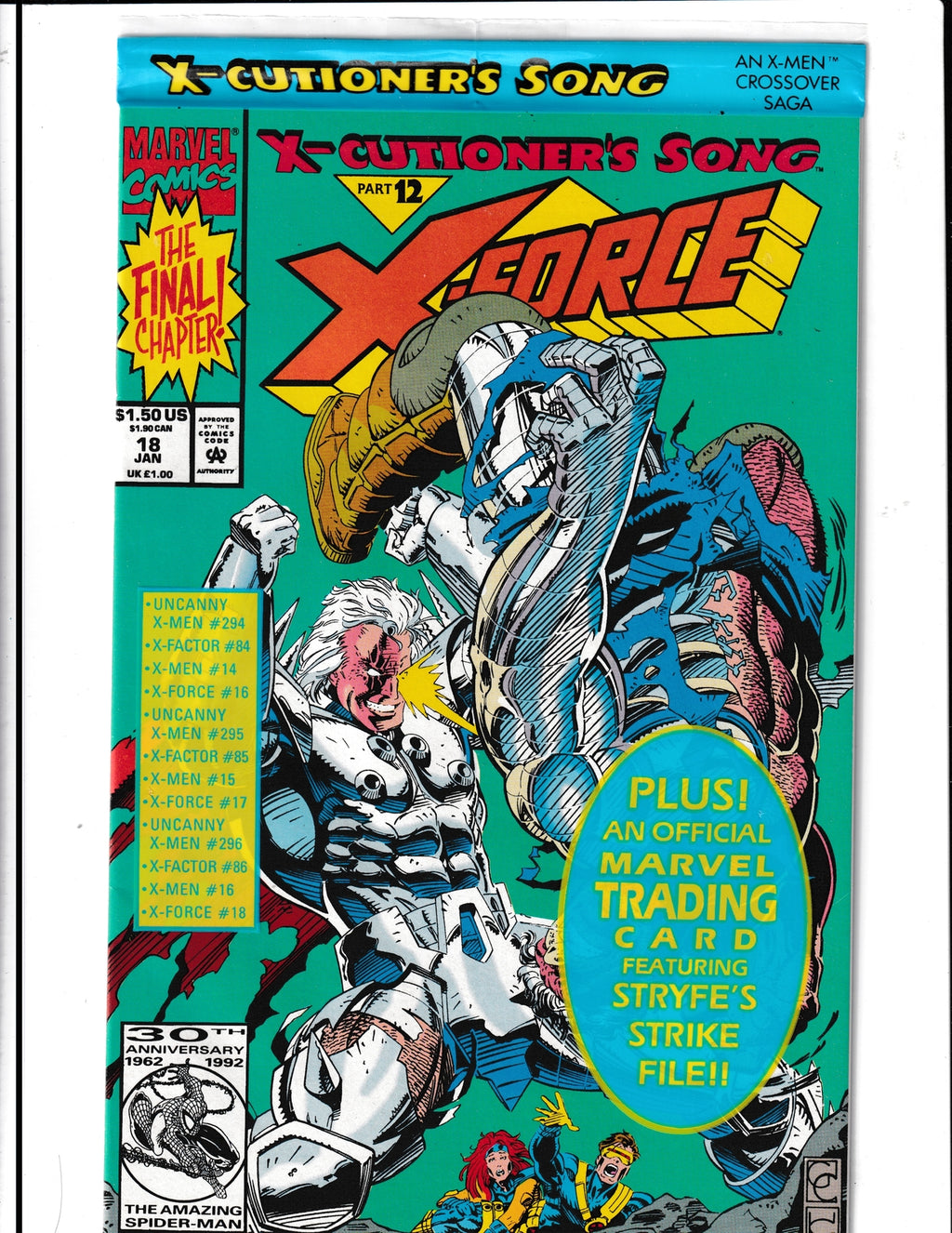 X-Force #18 (1993) Sealed Bag w/Cards Marvel Comics