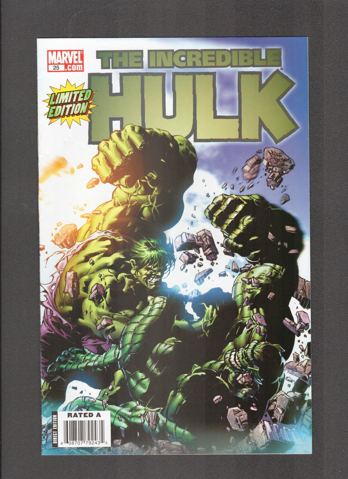 Incredible Hulk #25 (2008) 7-11 Special Edition - Mike Deodato jr Marvel Comics