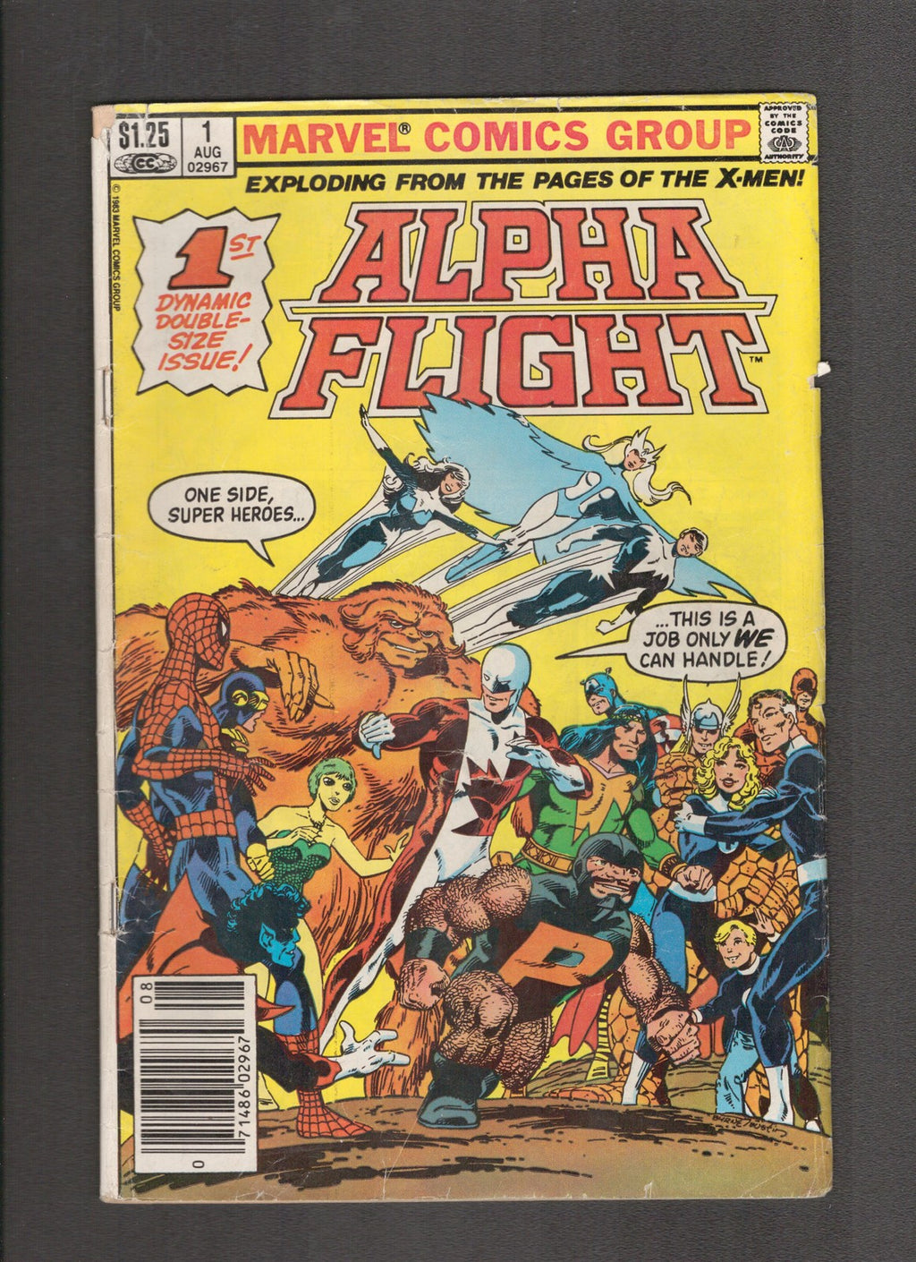 Alpha Flight #1 (1983) 1st App of Puck Marvel Comics