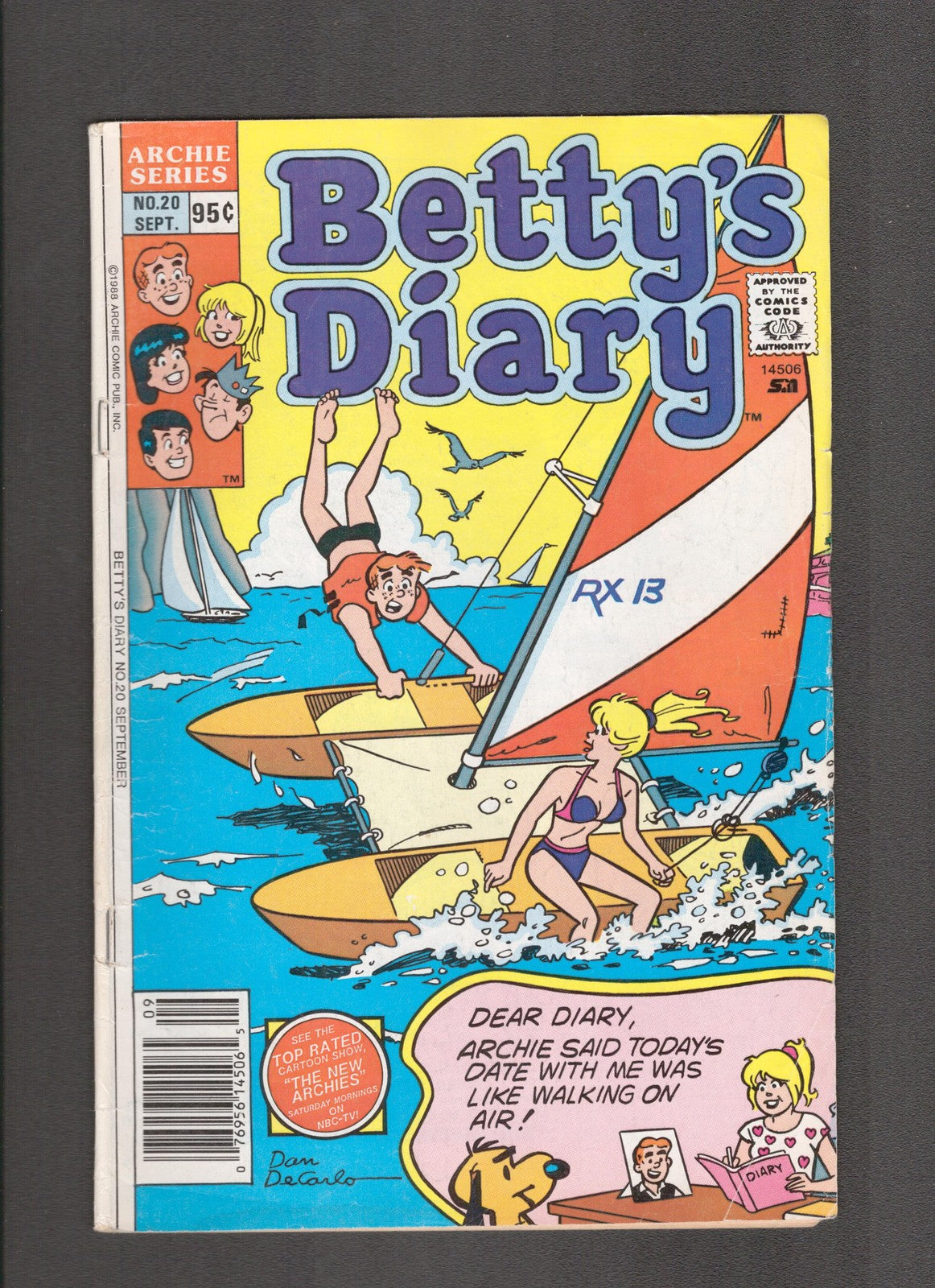 Betty's Diary #20 (1988) Canadian Newsstand Archie Comics