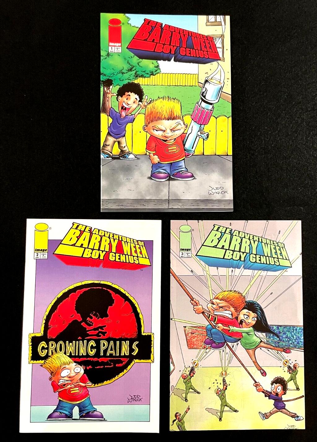 Adventures of Barry Ween, Boy Genius -  Set of 3 #1-3 (1999) Image Comics