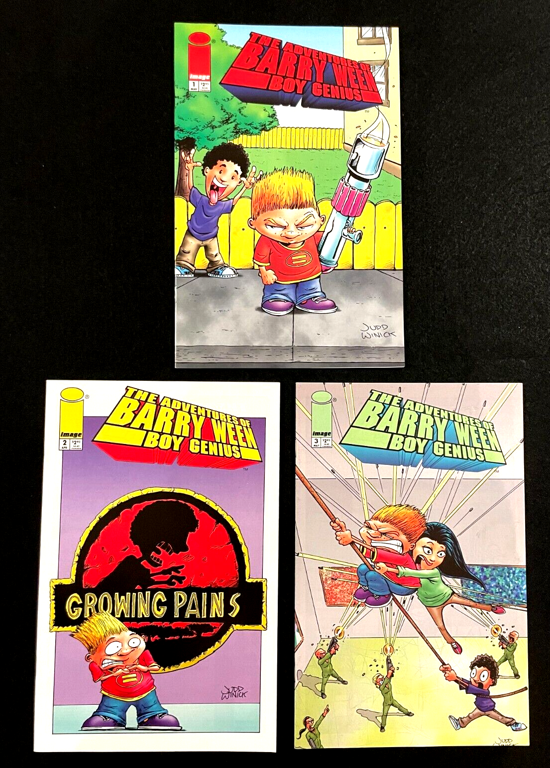 Adventures of Barry Ween, Boy Genius -  Set of 3 #1-3 (1999) Image Comics