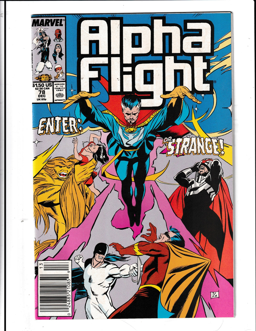 Alpha Flight #78 (1989) Marvel Comics SKU:521