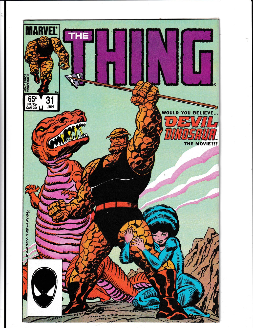 Thing #31 (1986) Devil Dinosaur Marvel Comics