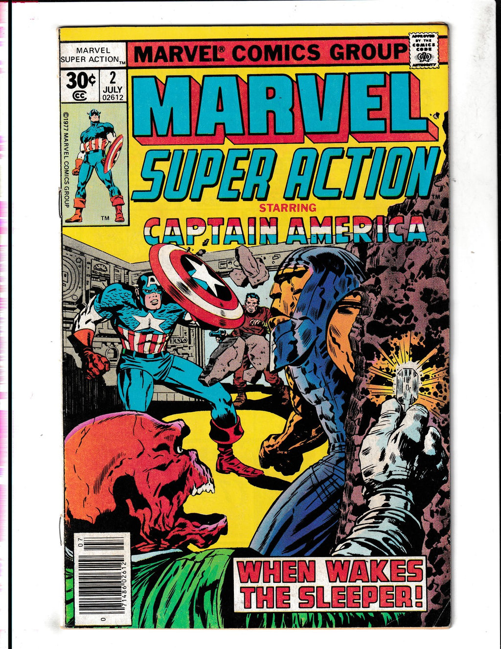 Marvel Super Action #2 (1977) Captain America Marvel Comics