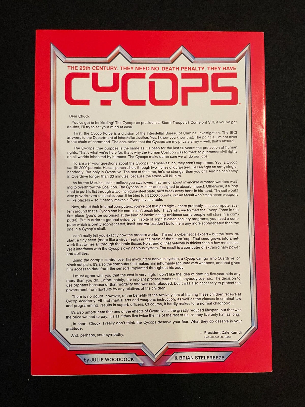 Cycops 1-3 (1993) Complete Set Comics Interview  Brian Stelfreeze - Higher Grade
