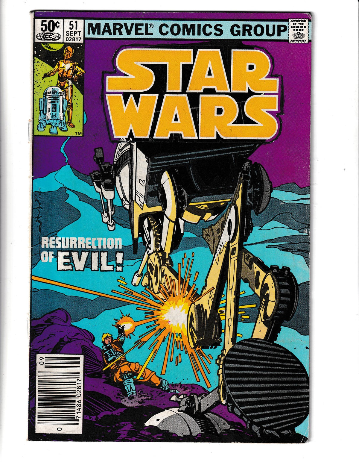 Star Wars #51 (1981) Newsstand Marvel Comics