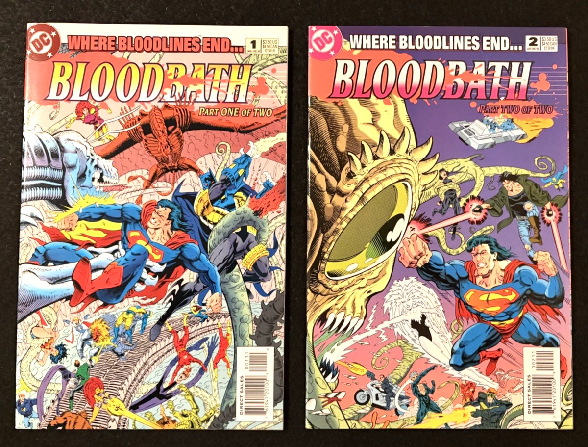 Bloodbath Complete Set #1-2 (1993) DC Comics