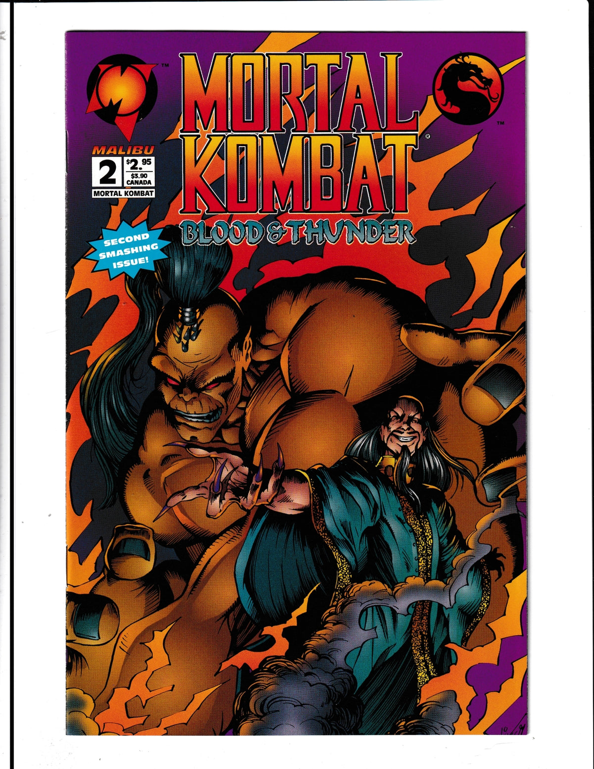 Mortal Kombat #2 (1994) Blood & Thunder Malibu Comics