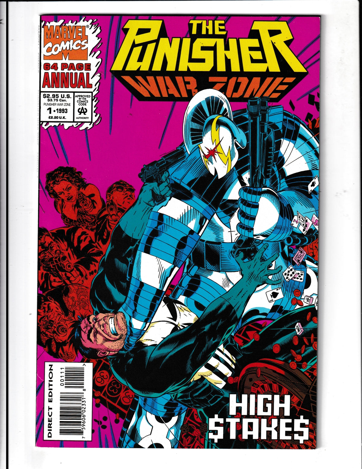 Punisher: War Zone Annual #1 (1993) No card or bag Marvel Comics