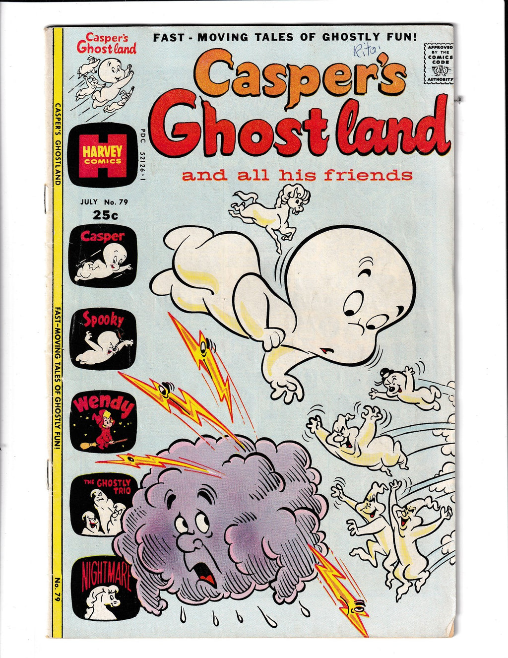 Casper's Ghost Land #79 (1974) Harvey Comics
