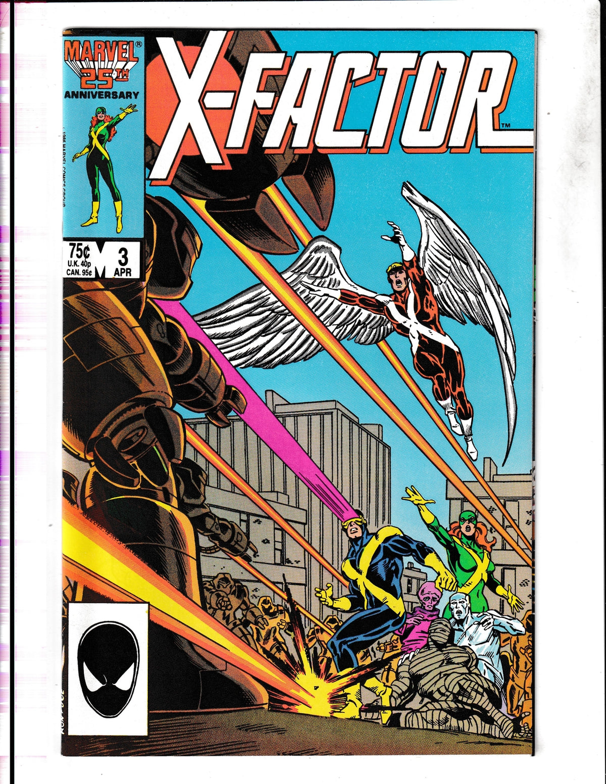 X-Factor #3 (1986) Higher Grade - Beast loses his blue fur Marvel Comics