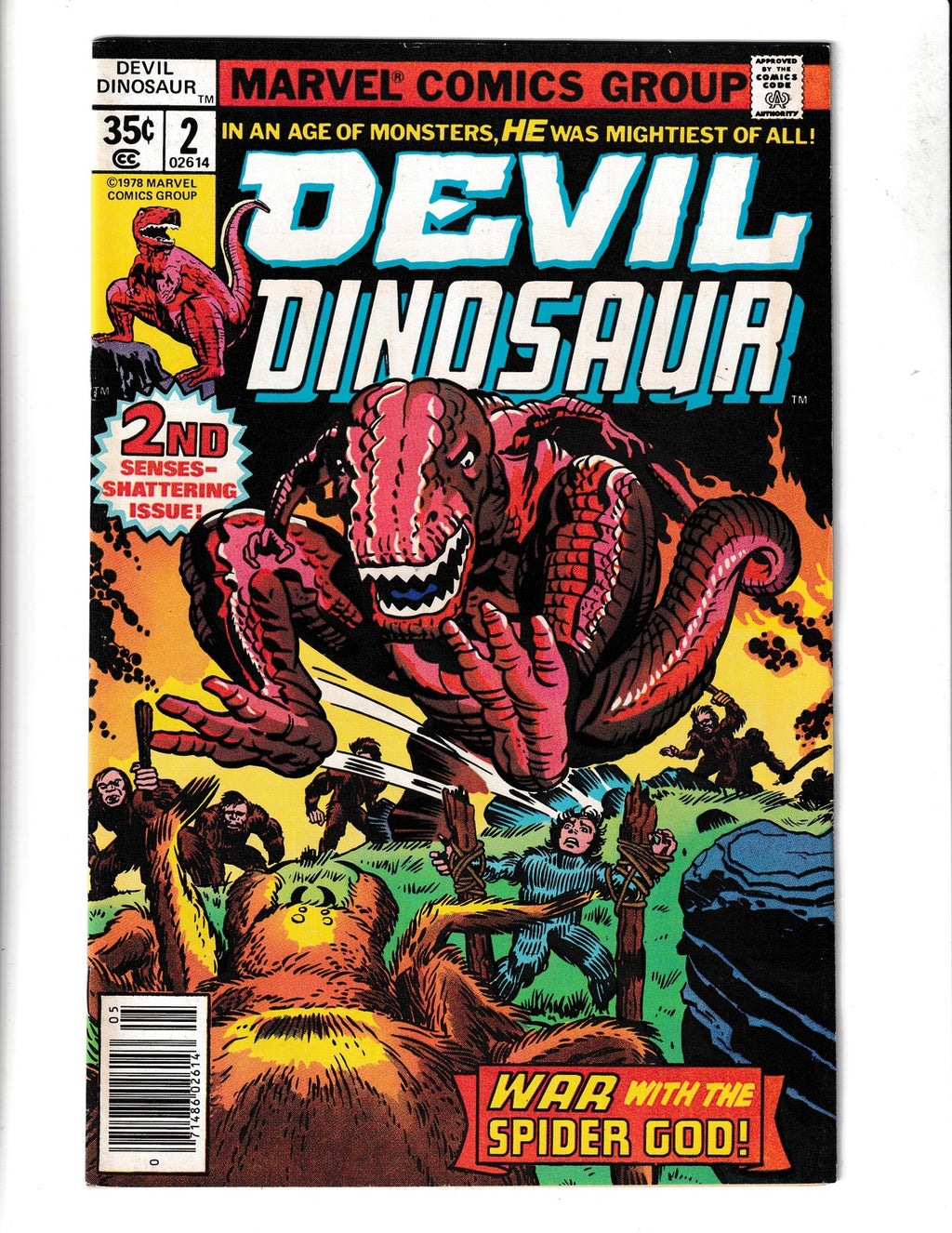 Devil Dinosaur #2 (1978) Jack Kirby Marvel Comics