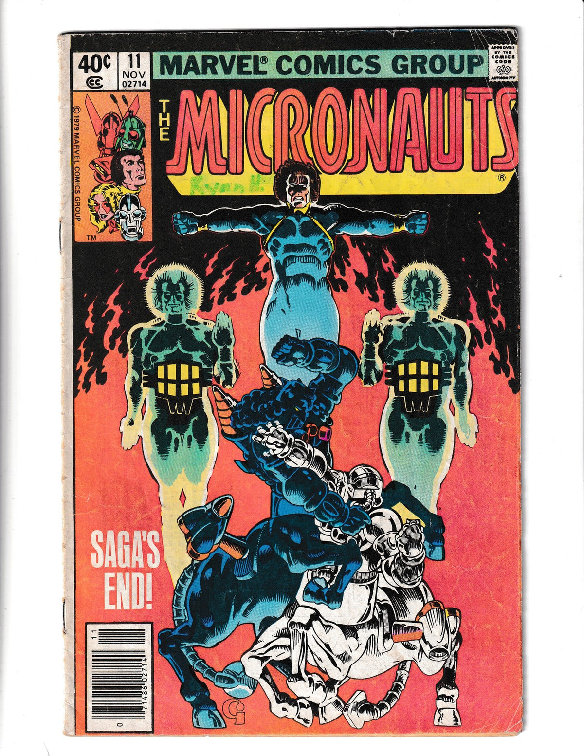 Micronauts #11 (1979) 1st Time Traveler Marvel Comics